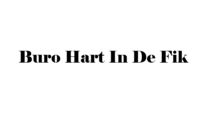 buro hart in de fik logo zwart