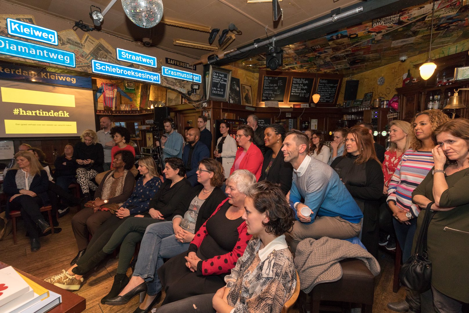 groep hart in de fik